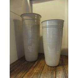 grote vintage vaas, vloervaas, zware kwaliteit, 37 cm
