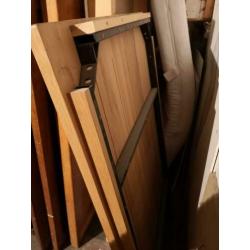 Massief eiken tafel compleet