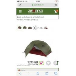 Msr Hubba hubba shield 2 persoons tent