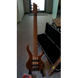 6 string Ibanez BTB bass walnut