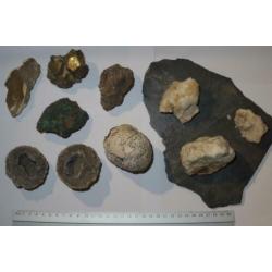 Diverse zeer fraaie mineralen - zie omschrijving