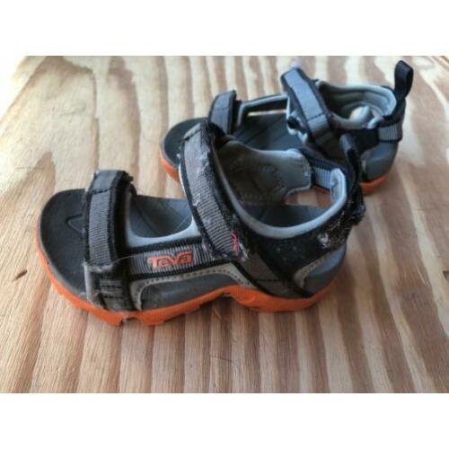 Jongens sandalen van Teva maat 25 grijs