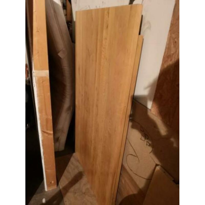 Massief eiken tafel compleet