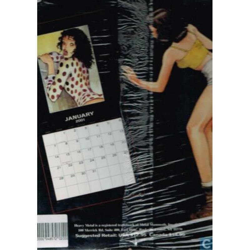 Manara 2001 Calendar (Heavy Metal) Calendar