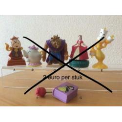 Disney Belle en het Beest figuurtjes
