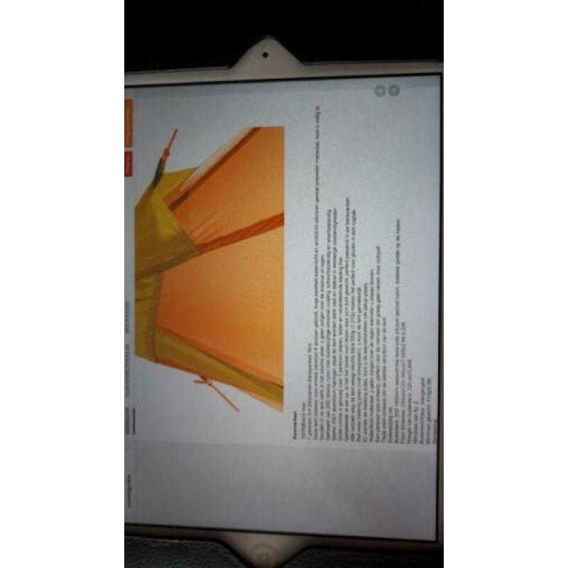 Super UL 1-pers. tent voor langere mensen 20D silnylon