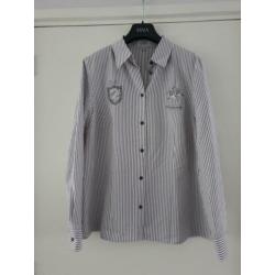 Gestreepte Erfo blouse maat 44, nieuw