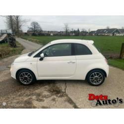 Fiat 500 1.2 Sport 118567km/airco/half leer