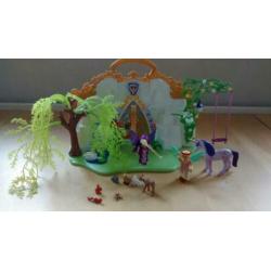 Playmobil Draagbaar, inklapbaar eenhoorn kasteel.