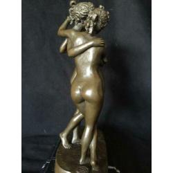 Bronzen Gratien gesigneerd stijlvol zuiver fraai brons