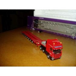 scania nooteboom 8 asser uitschuiftrailer mee sturende assen