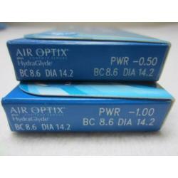 O74: Maand Lenzen Air Optix plus HydraGlyde -0.50 en -1.00