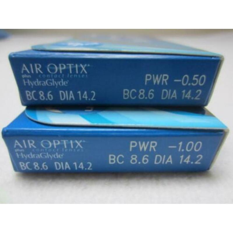 O74: Maand Lenzen Air Optix plus HydraGlyde -0.50 en -1.00