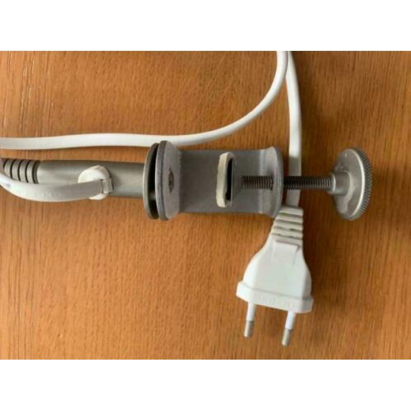 tafellamp met klem spot spotje groen lamp