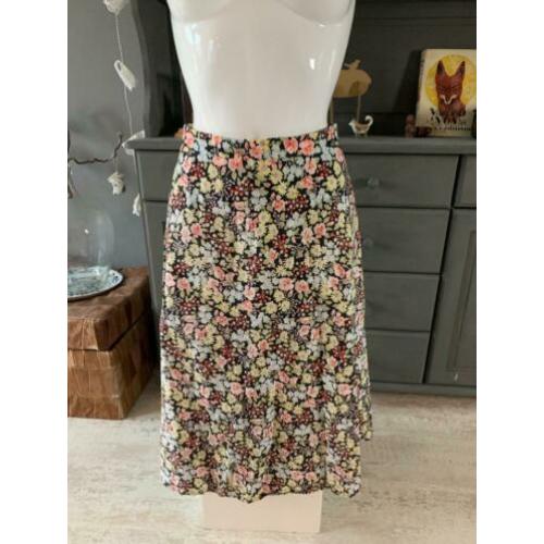 Lange vintage rok maat M