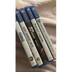 Ps4 slim 1TB met spellen