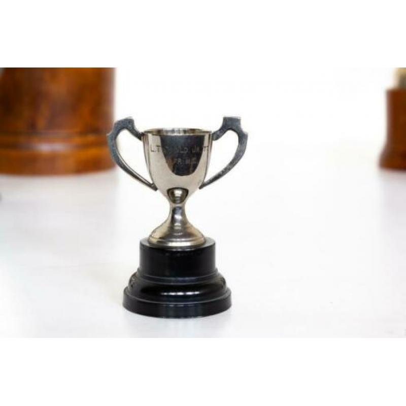 Oude sport trofee bekers prijzenbekers cups trofeeën
