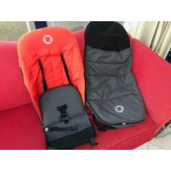 Bugaboo Cameleon oranje/zwart zeer compleet