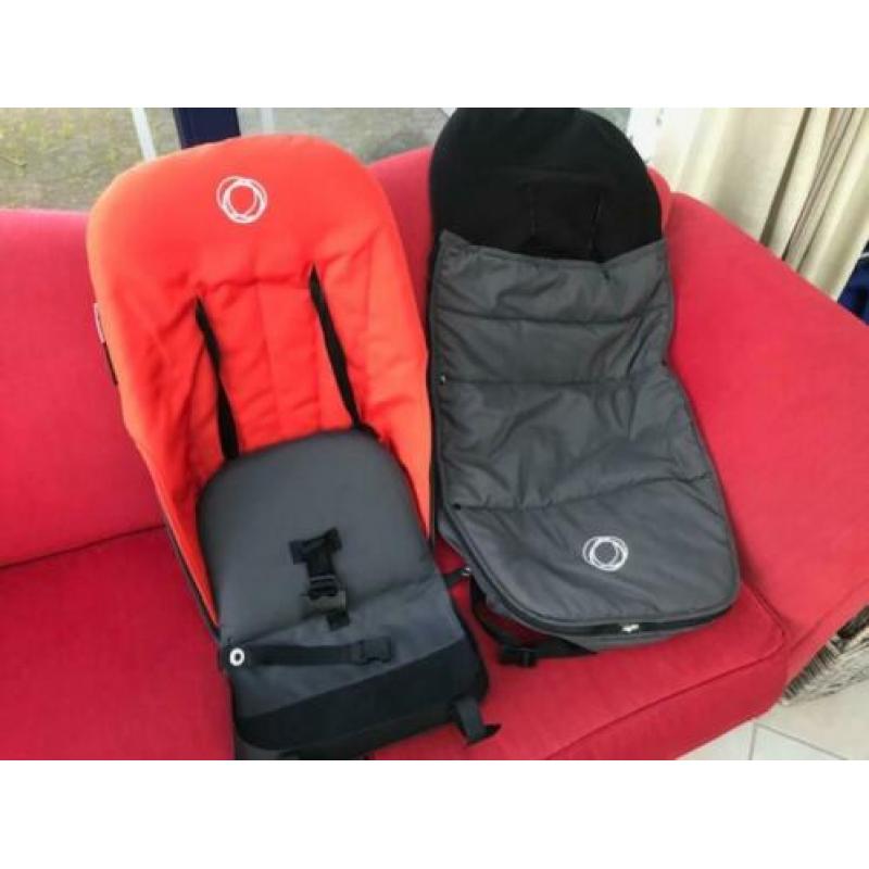 Bugaboo Cameleon oranje/zwart zeer compleet
