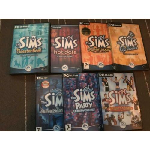 Sims 1 (deluxe edition) + 6 uitbreidingspakketen