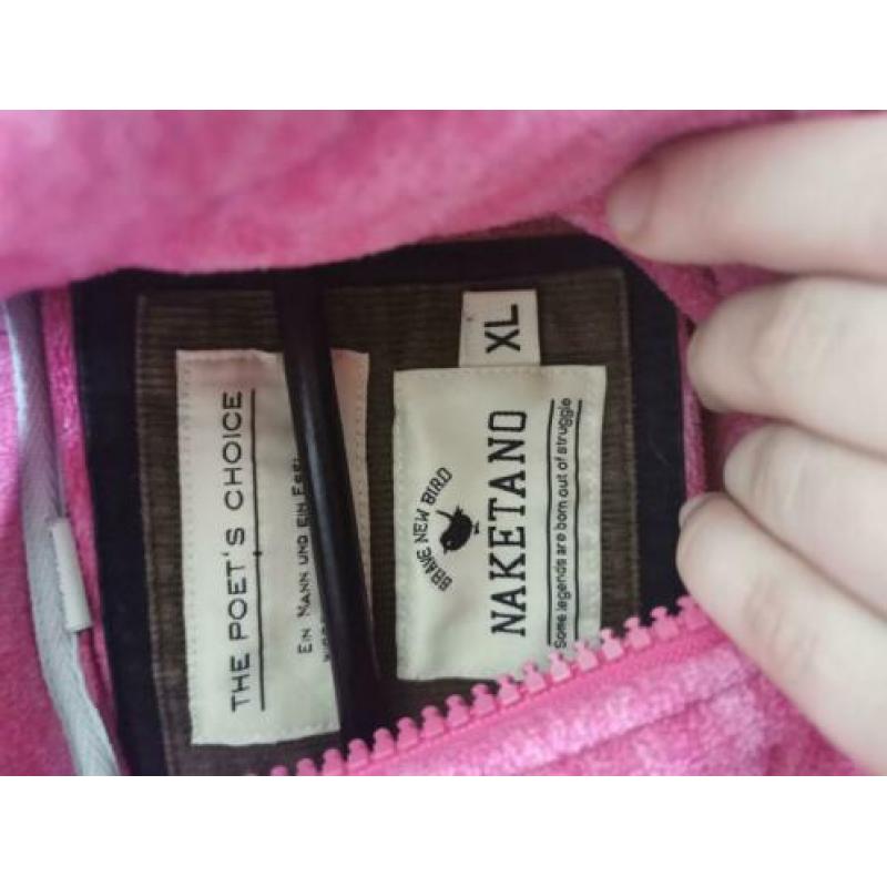 Zgan naketano vest maat XL roze