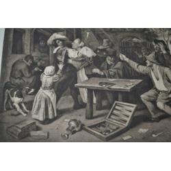 Druk schilderij antiek Drukken