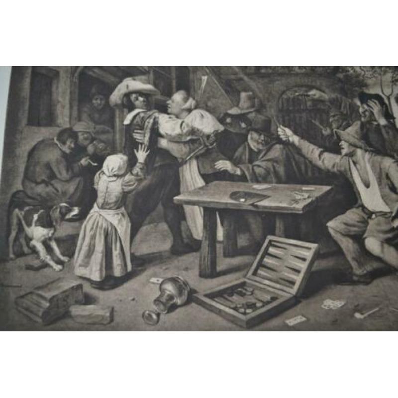 Druk schilderij antiek Drukken