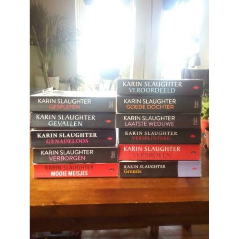 11 boeken Karen Slaughter, ook Laatste Weduwe.