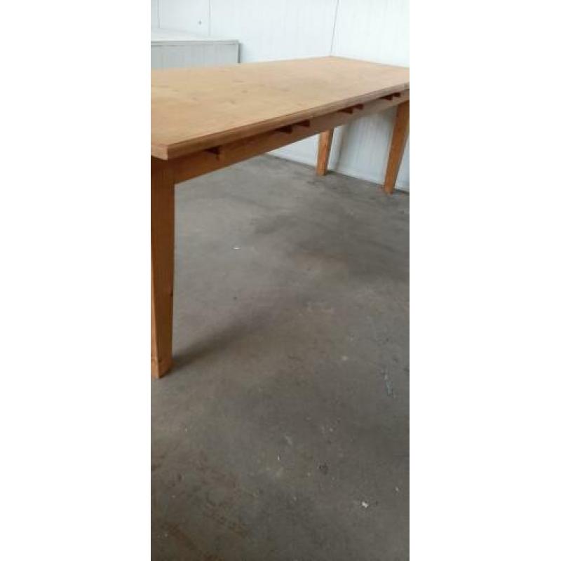 MPH 2948-13 Grenen eettafel met 4 lades