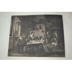 Druk schilderij antiek Drukken