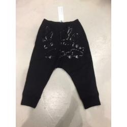 Rundholz broek zwart met print op achterkant L XL Nieuw!!!