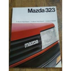 Mazda 323 folder uit 1985