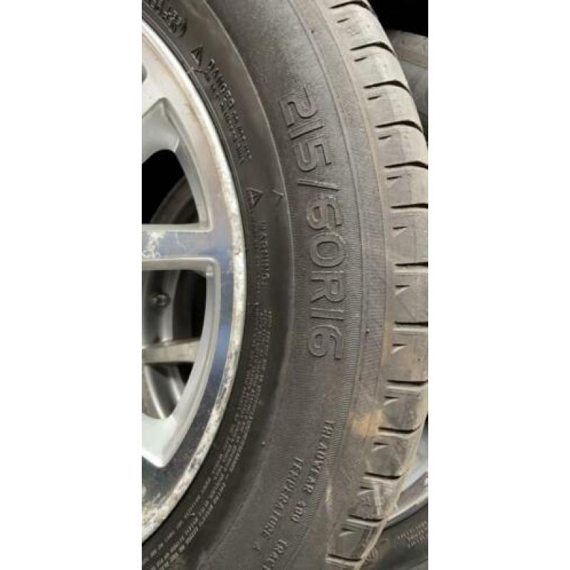 Opel zomerbanden met velgen 16 inch