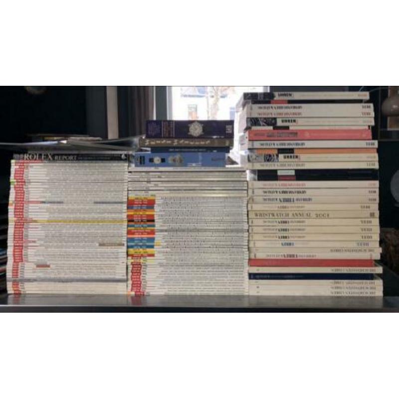 Horloge boeken en tijdschriften. Chronos, Heel, Jaarboeken