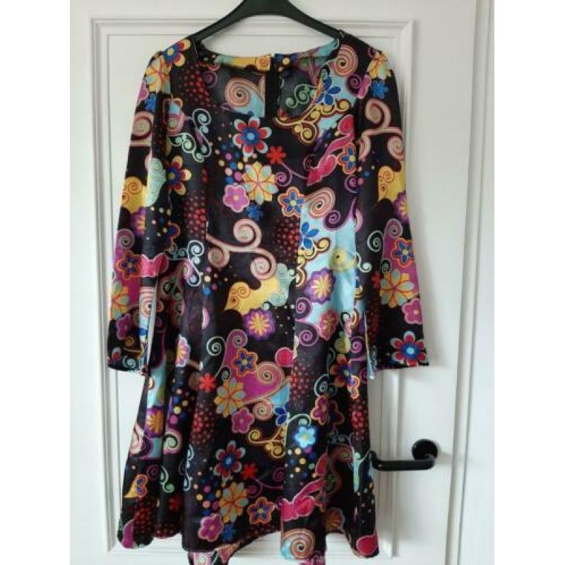 Flowerpower jurk carnaval 38/40