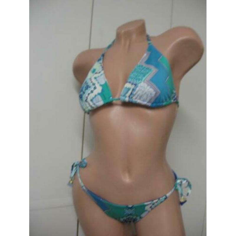 Trendy blauwe bikini maat S nr 664