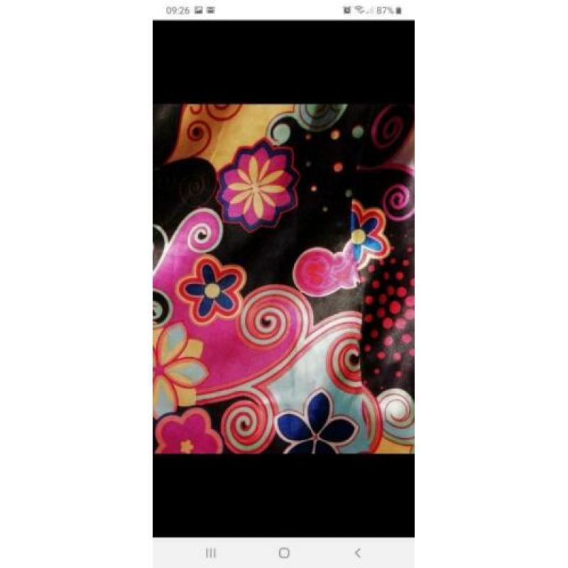 Flowerpower jurk carnaval 38/40