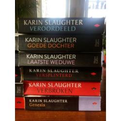 11 boeken Karen Slaughter, ook Laatste Weduwe.