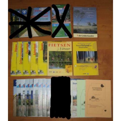 Pakket diverse fietsroute boekjes.