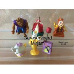 Disney Belle en het Beest figuurtjes