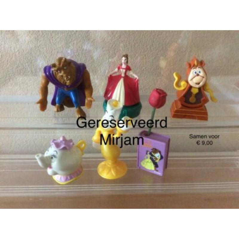Disney Belle en het Beest figuurtjes