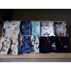 Pakket joggingbroek met shirt/trui H&M 98/104 jongen