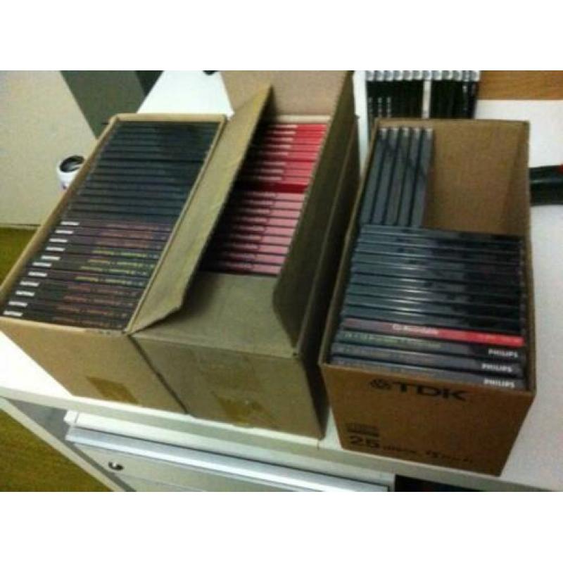 50 stuks CDs in doosjes