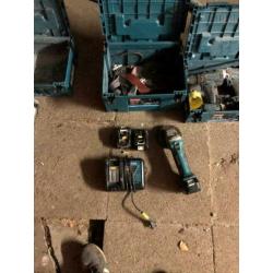 compleet elektrisch gereedschap makita + loodgieters gereed