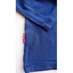 Schitterend, blauw shirt van Claesen's, maat 116 - 122