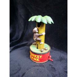 Gietijzeren Spaarpot Monkey Bank