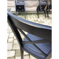 Houten stoelen (4x)
