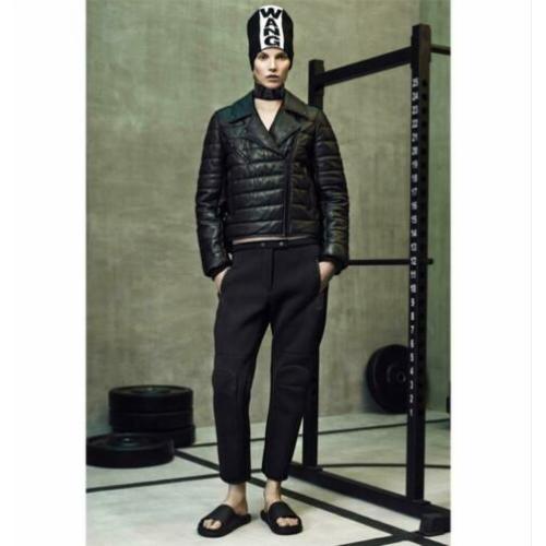 Alexander Wang x H&M bikerjas leren jas 36 zwart