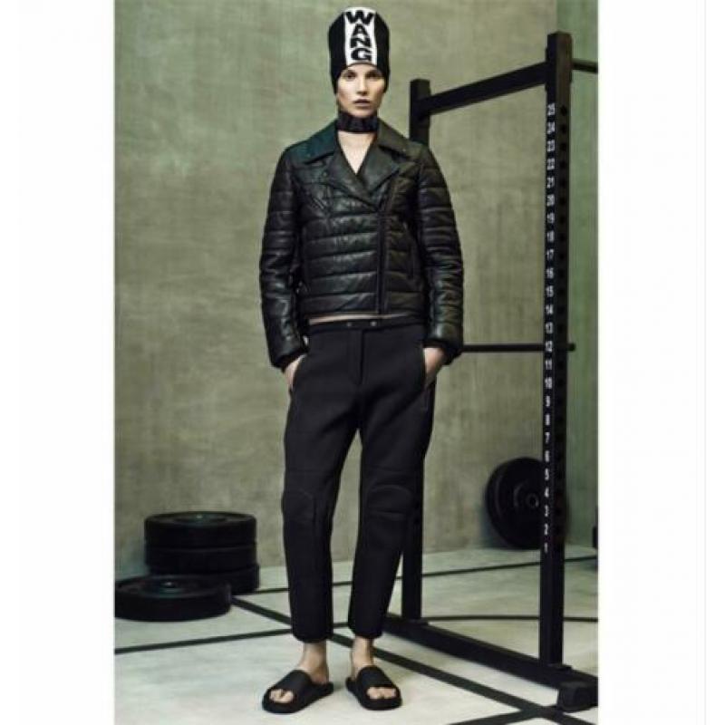 Alexander Wang x H&M bikerjas leren jas 36 zwart