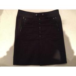 G star zwarte kokerrok NIEUW maat 27 midnight skirt